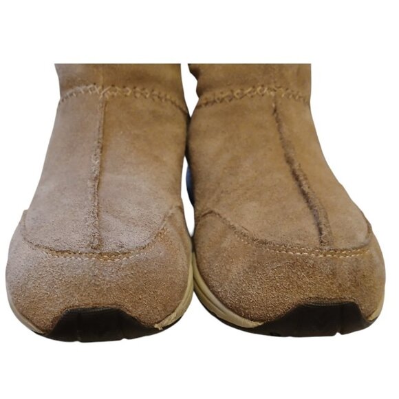 ESTRAVELRITE Mid-Calf Camel Suede Boots EUC - Picture 4 of 11